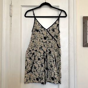 Floral cover up romper